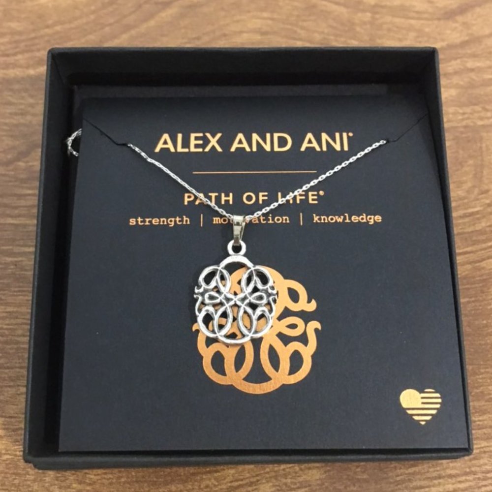 Alex And Ani "Path of Life" Adjustable Necklace
